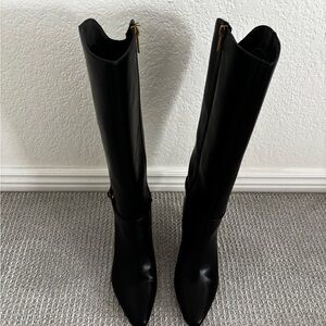 Giana Bernini Women’s Viporr Knee High Black Leather Boots